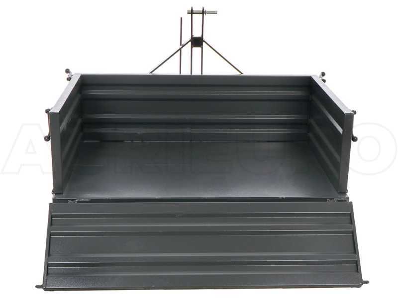 Transport Box for Tractor Blackstone B-TB 160 - Tipping transporter - 3 openable side panels
