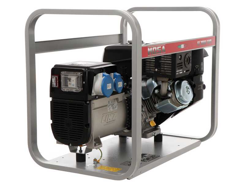 MOSA GE 7000 KBM - 6 kW Petrol Power Generator - DC 5 kW Single-phase