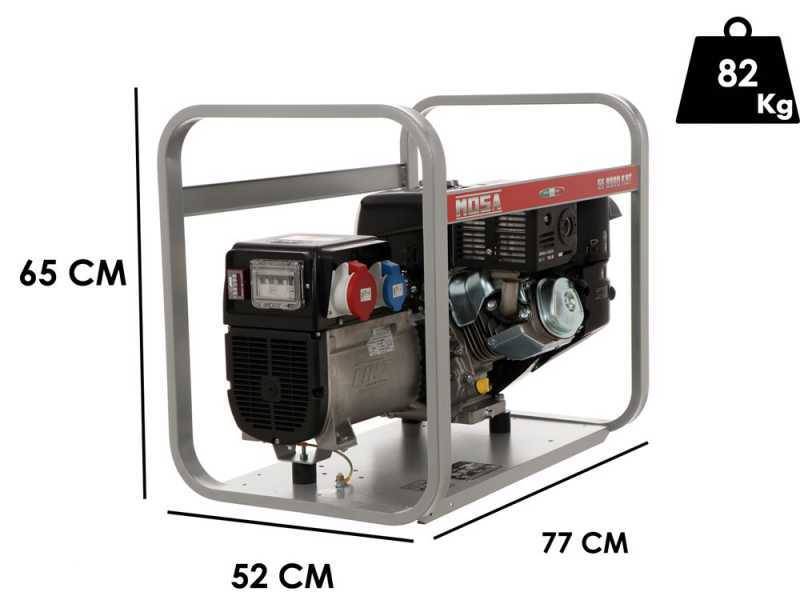 MOSA GE 8000 KBT - 6.4 kW Petrol Power Generator - DC 5.6 kW Three-phase
