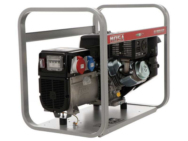 MOSA GE 8000 KBT - Petrol generator 6.4 kW - Continuous 5.6 kW Three-phase - Kohler CP CH440 engine