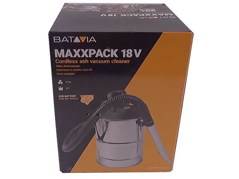 Batavia - Ash Vacuum Cleaner with Drum - 12 L Drum Capacity - BATTERY AND BATTERY CHARGER NOT INCLUDED