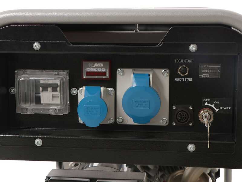 MOSA GE 5000 HBM-L AVR EAS - Single-phase 4.4 KW Power Generator - Italian Alternator