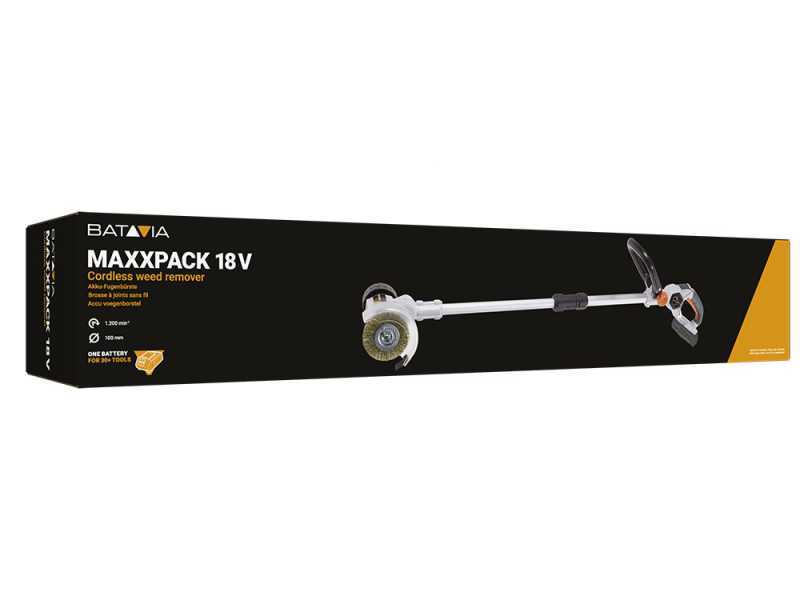 Batavia - Battery-operated grout cleaner - two brushes included - WITHOUT BATTERY AND CHARGER