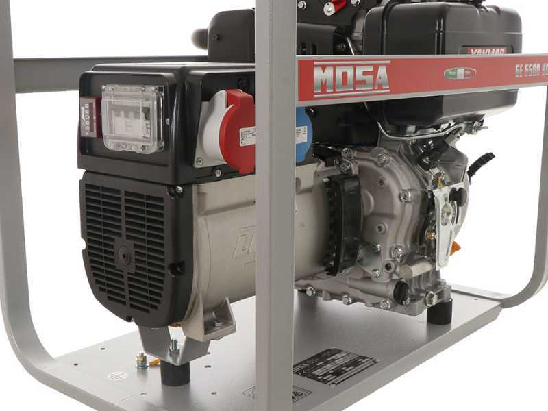 MOSA GE 6500 YDT - 5.2 kW Diesel Power Generator - DC 4.6 kW Three-phase