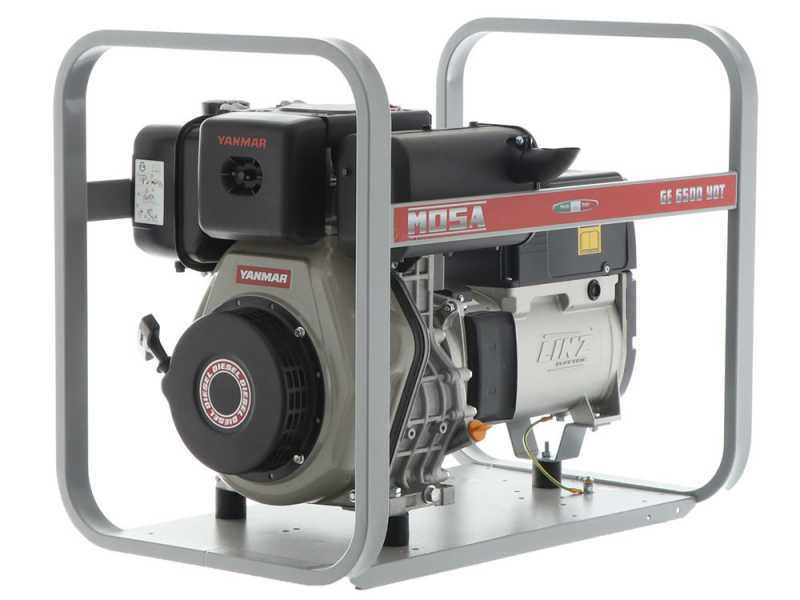 MOSA GE 6500 YDT - 5.2 kW Diesel Power Generator - DC 4.6 kW Three-phase