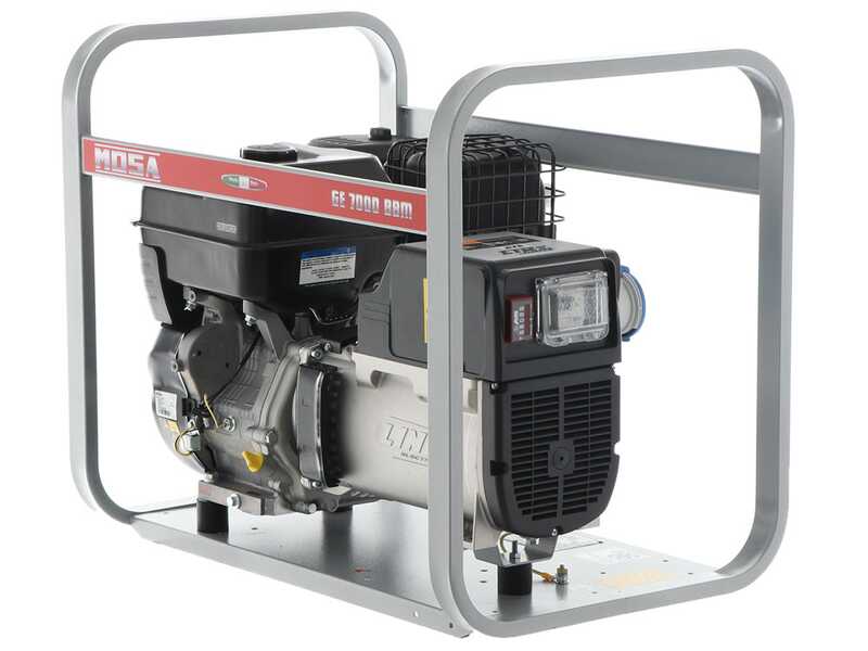 MOSA GE 7000 BBM AVR - Petrol generator with AVR 6 kW - Continuous 5 kW Single-phase - B&amp;S XR2100 engine