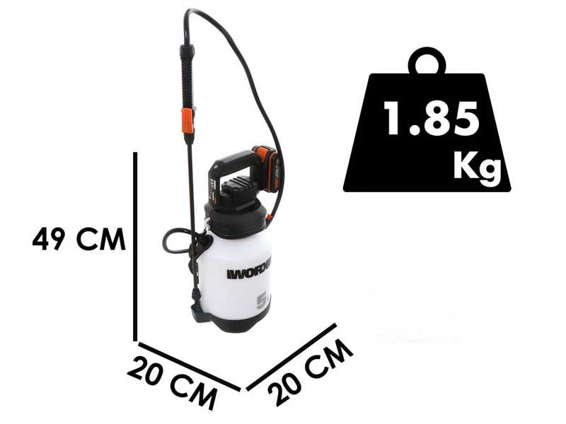 WORX WG829E.9 - Sprayer Pump with Soulder Strap - 20V - BATTERY AND CHARGER NOT INCLUDED