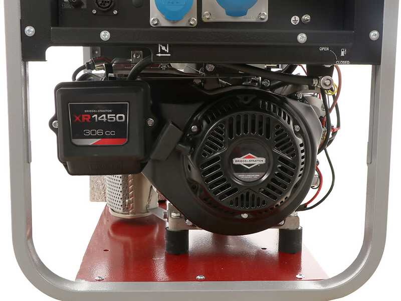 MOSA GE S-5000 BBM AVR EAS - 4.5 kW Petrol Power Generator with AVR Panel and Electric Start - DC 3.6 kW Single-phase