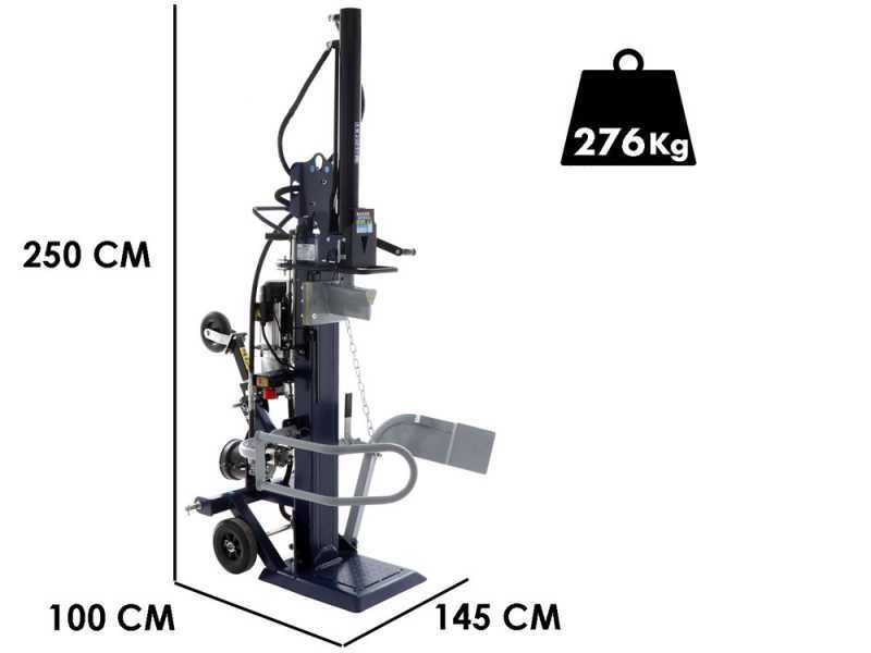 BullMach BM-LS-ET-T 16 V - Hybrid Log Splitter - Vertical - Electric and Tractor-Mounted