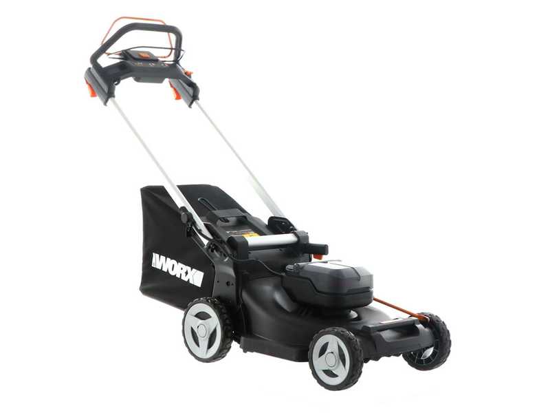Worx self propelled lawn mower top