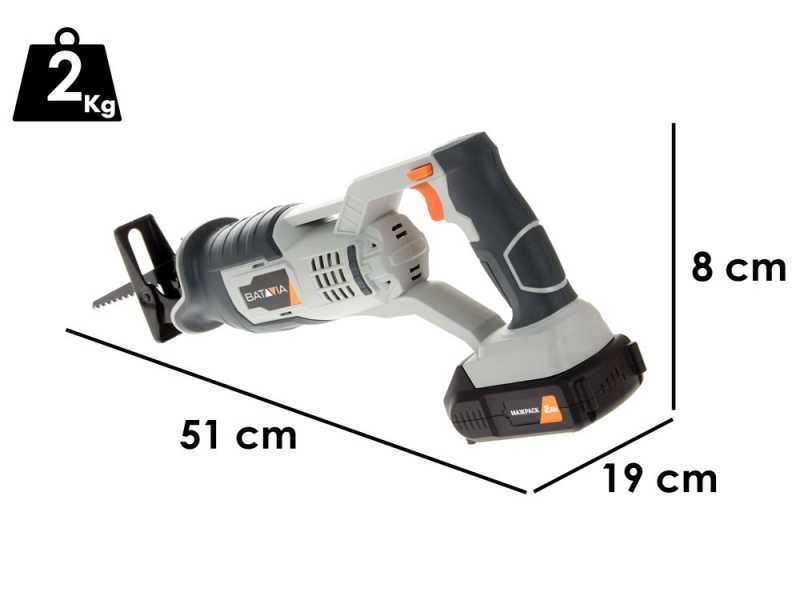 Batavia 7062507 - Battery-powered Jigsaw - WITHOUT BATTERY AND CHARGER
