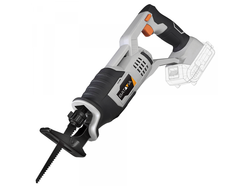 Cordless jigsaw with online battery and charger
