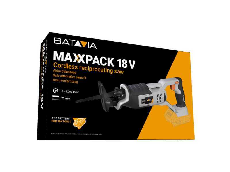 Batavia Cordless Reciprocating Jigsaw - 18 V 2.5Ah Battery