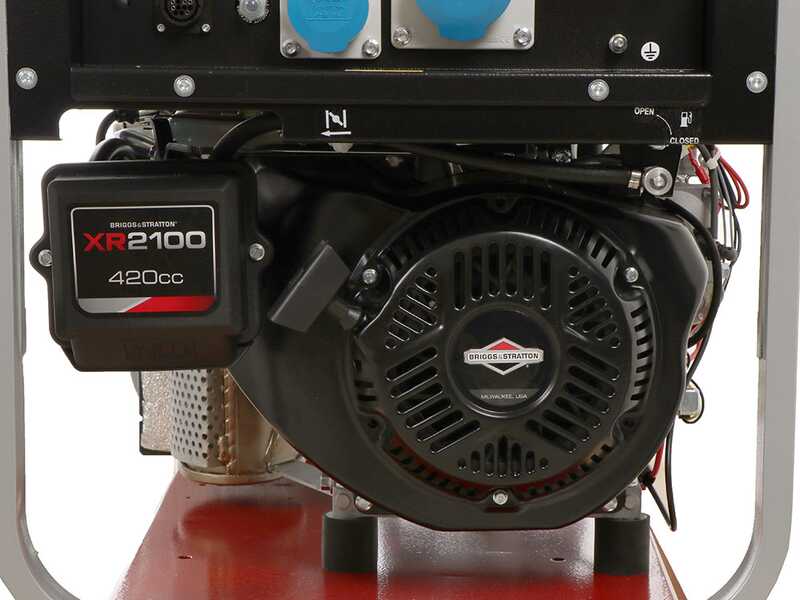 MOSA GE S-7000 BBM AVR EAS - Petrol generator with AVR and electric start 6.5 kW - Continuous 5.4 kW Single-phase - B&amp;S XR2100 engine