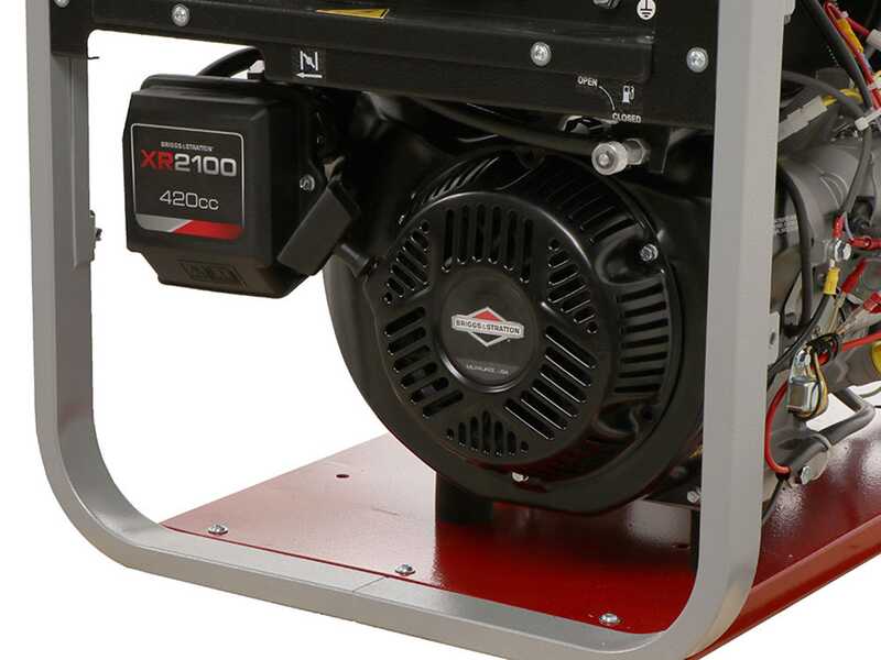 MOSA GE S-8000 BBT AVR EAS - 6.4 kW Petrol Power Generator with Electric Start - DC 5.6 kW Three-phase