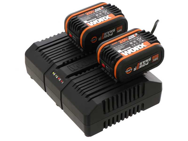 WORX NITRO WG585E Cordless Leaf Blower - 2x20V/4Ah