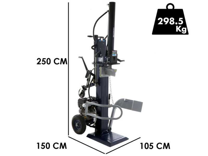 BullMach BM-LS-BS 22 V - Petrol Log Splitter - B&amp;S XR1450 - Vertical