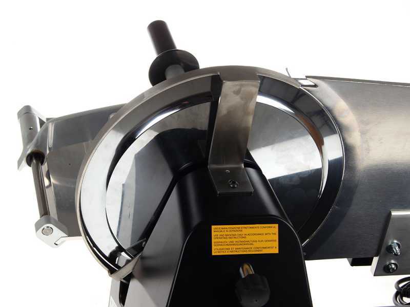Seven Italy PS 300 PRO BLACK - Meat Slicer with 300 mm Blade - Sharpener Included