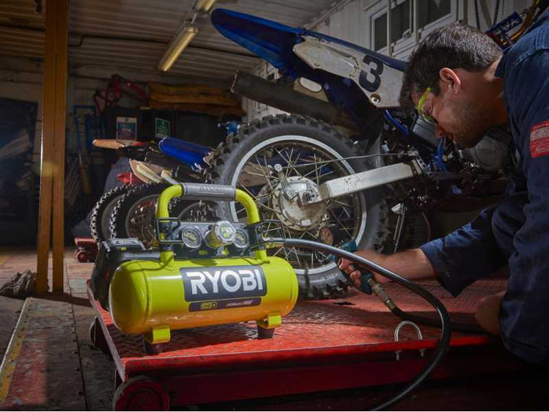 Ryobi R18AC 0 SOLO Portable compressor best deal on AgriEuro