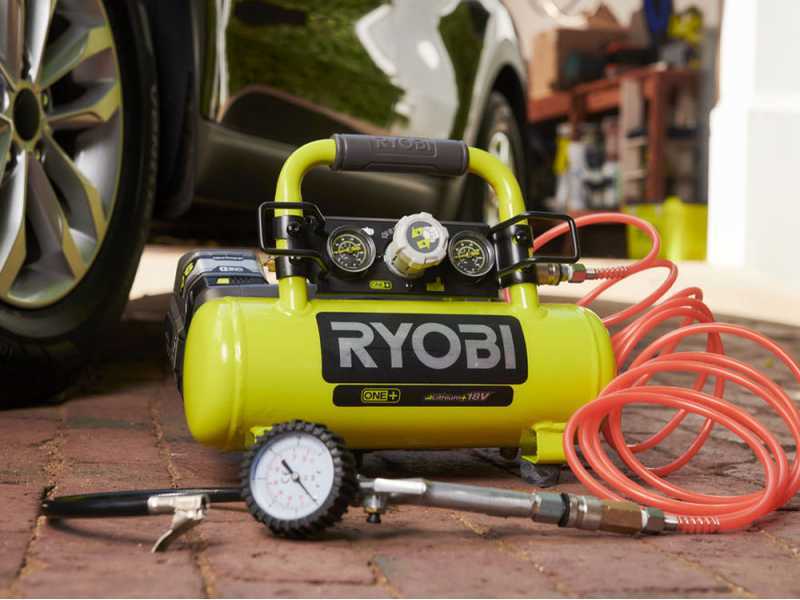 Ryobi air pump battery outlet