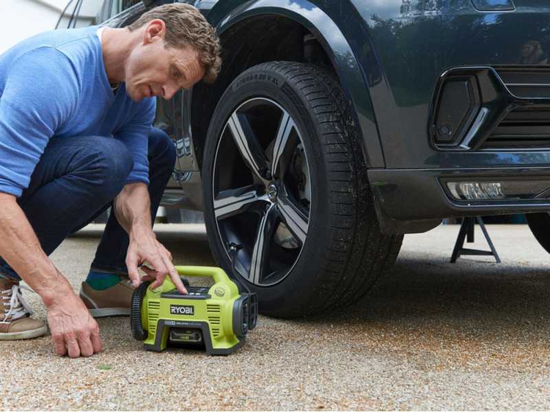 Ryobi 18v cordless portable air compressor sales