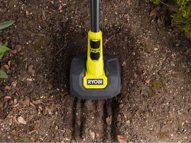 Battery powered Garden Tiller RYOBI RY18CVA 0 18V best deal on