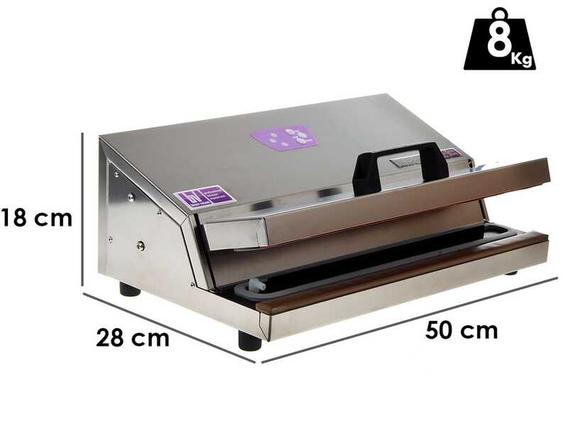 BesserVacuum Fresh 43 - Stainless Steel Vacuum Sealer - 43cm Sealing Bar