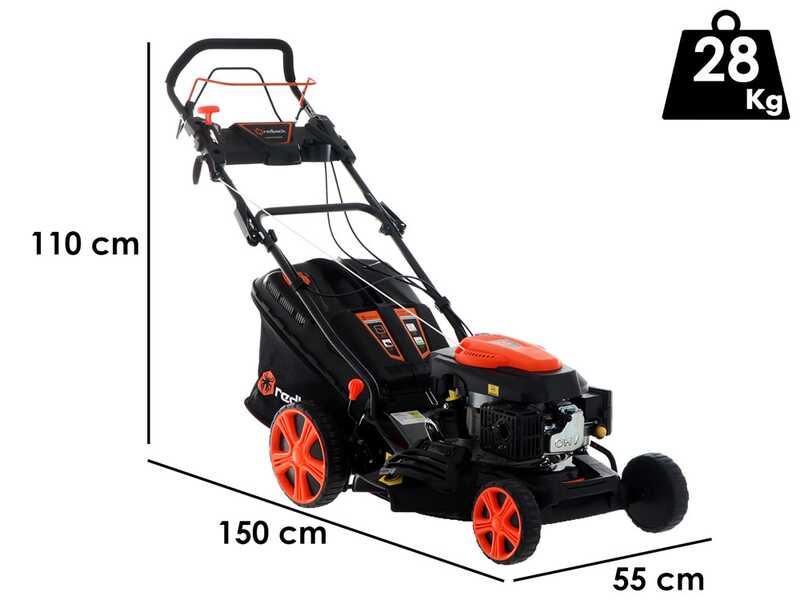 Redback S463VHY-T6 Self-propelled Lawn Mower - 4 in 1 - 45 cm Cutting Width