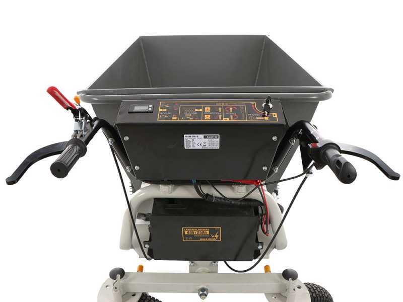 BlackStone BS-CAR 500 E-D Electric Battery-powered Wheelbarrow - 48V/25Ah Battery