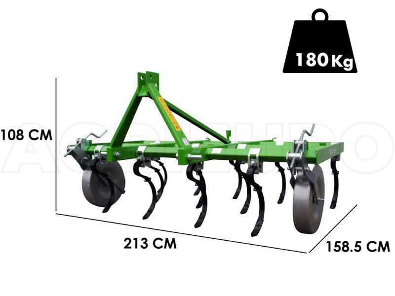 Bomet Dorado Spring Tine Cultivator - 14 Tines - 210 cm Working Width