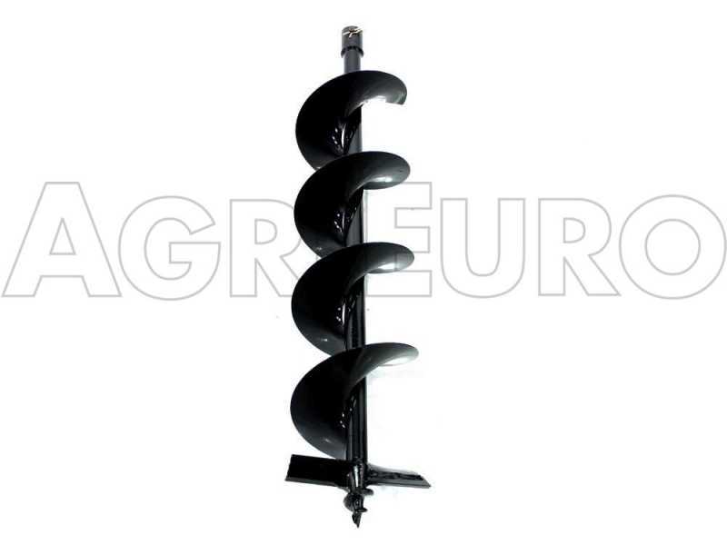 &Oslash; 200x1000 mm two starts spiral earth auger bit for post hole borers with reverse gear