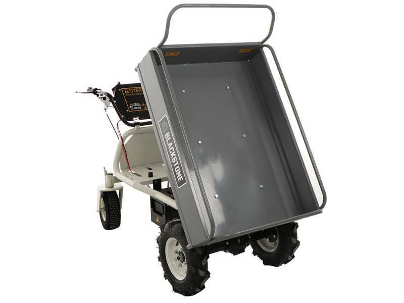 BlackStone BS-CAR 500 E-F Electric Battery-powered Wheelbarrow - 48V/25Ah Battery