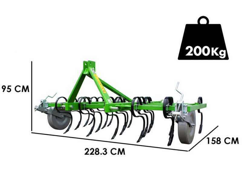 Bomet Carina S-TINES Vibro Cultivator - 21 Tines - 210 cm Working Width
