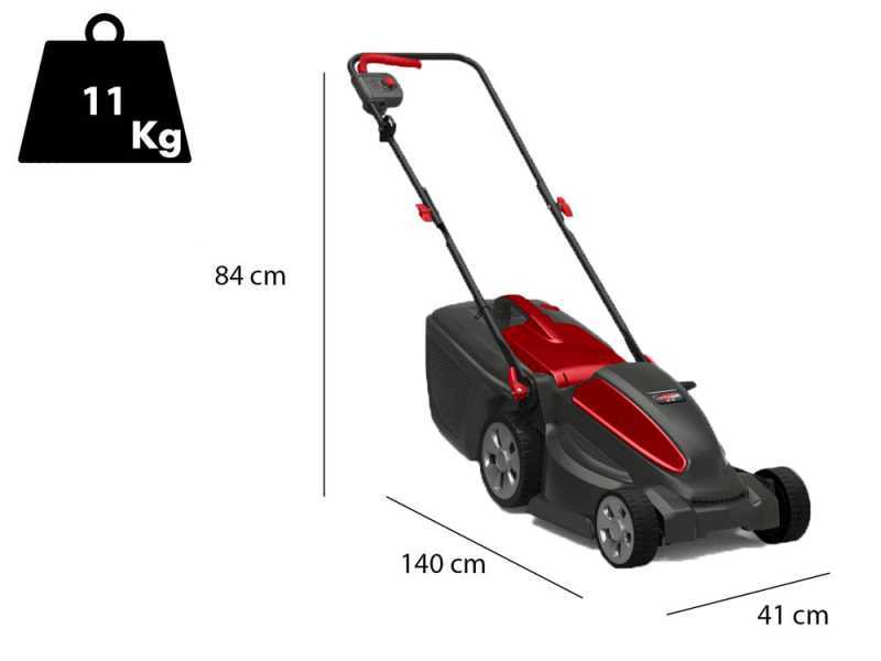 CASTELGARDEN XE 40 1400W Electric Lawn Mower - 38 cm Cutting Blade