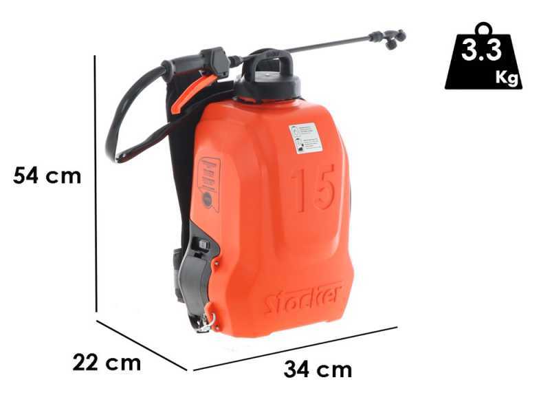 Stocker 403 Nebla - Battery-powered Backpack Sprayer Pump - 15 L Tank