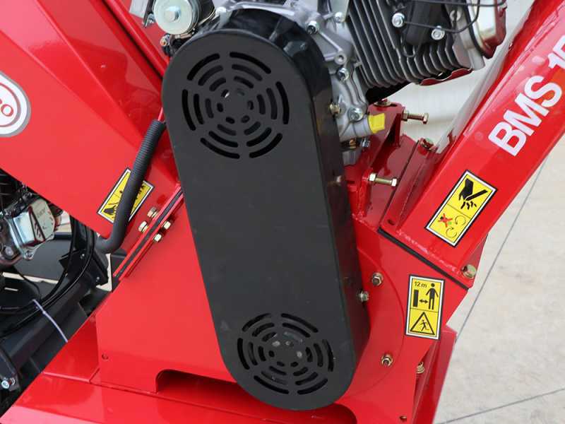 GeoTech-Pro BMS155 BS - Self-propelled track-mounted garden shredder on wheelbarrow - B&amp;S XR2100 engine