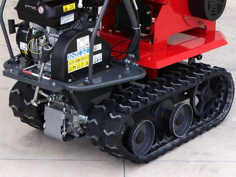 GeoTech-Pro BMS155 BS - Self-propelled track-mounted garden shredder on wheelbarrow - B&amp;S XR2100 engine