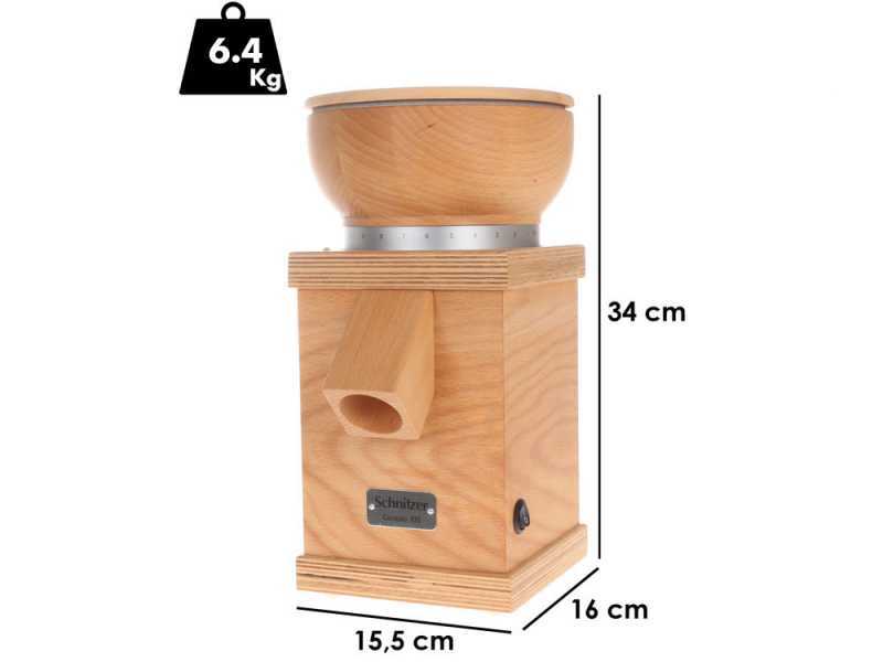 Schnitzer Cerealo 100 - Multiplex Beechwood Flour Stone Mill - 250W