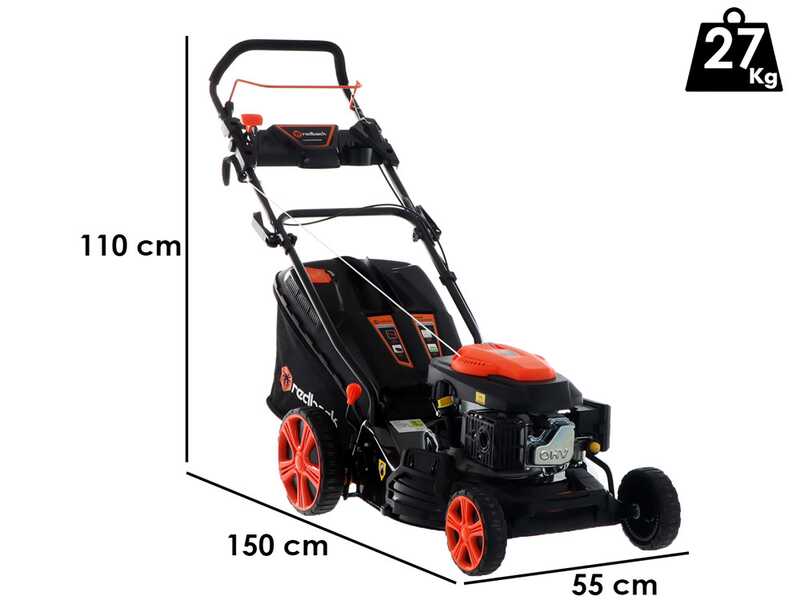 Redback S463HY-T6 Self-propelled Lawn Mower - 4 in 1 - 45 cm Cutting Width