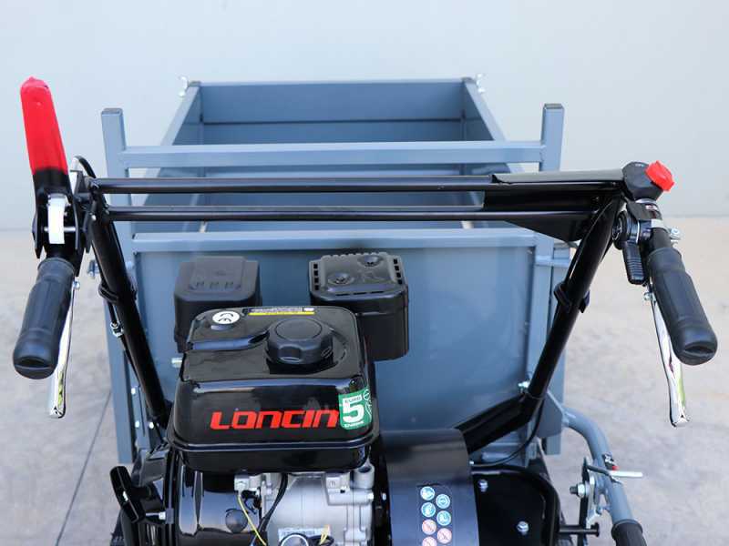 Wortex SFL 500 Tracked Power Barrow - Extendable Barrow with 500 Kg load capacity