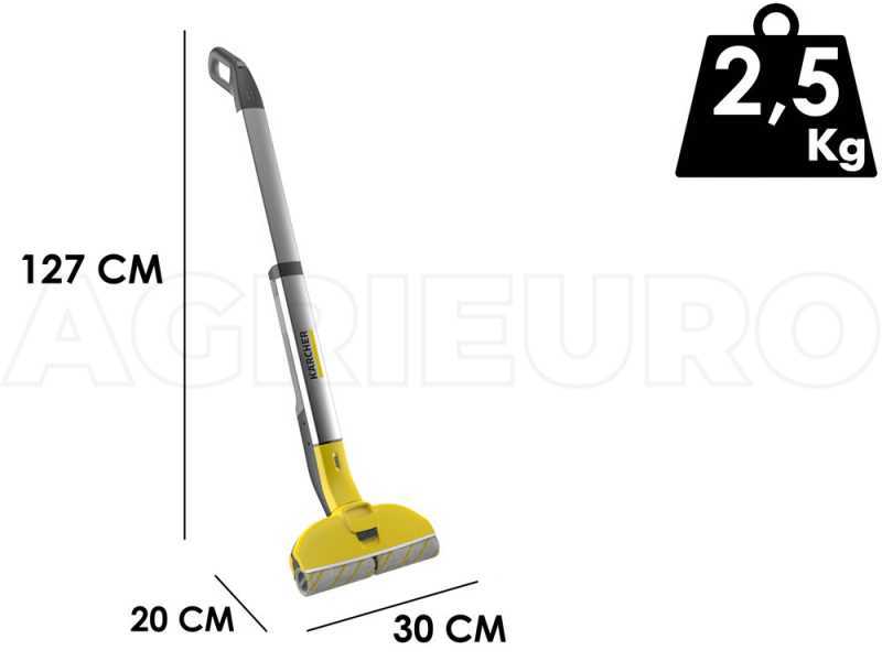Karcher EWM 2 - Cordless 3-in-1 cordless floor washer: washes, dries, vacuums