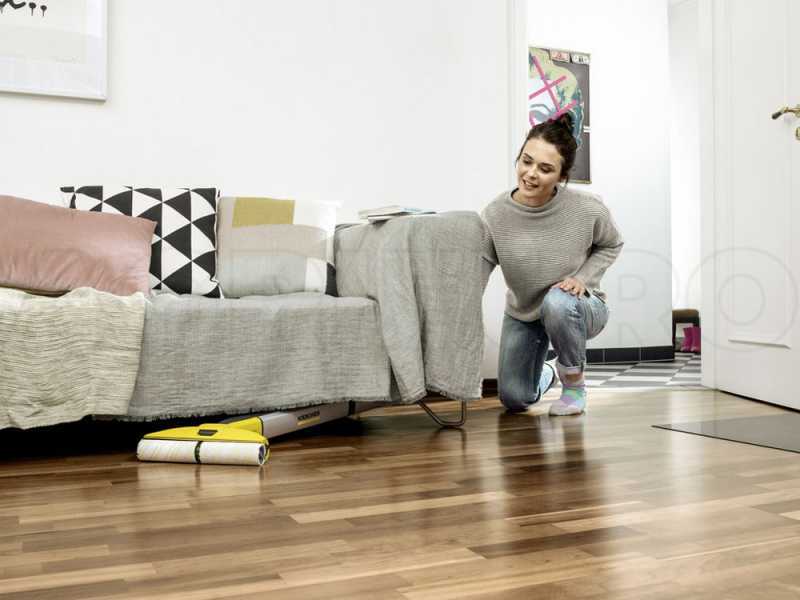 Karcher EWM 2 - Cordless 3-in-1 cordless floor washer: washes, dries, vacuums