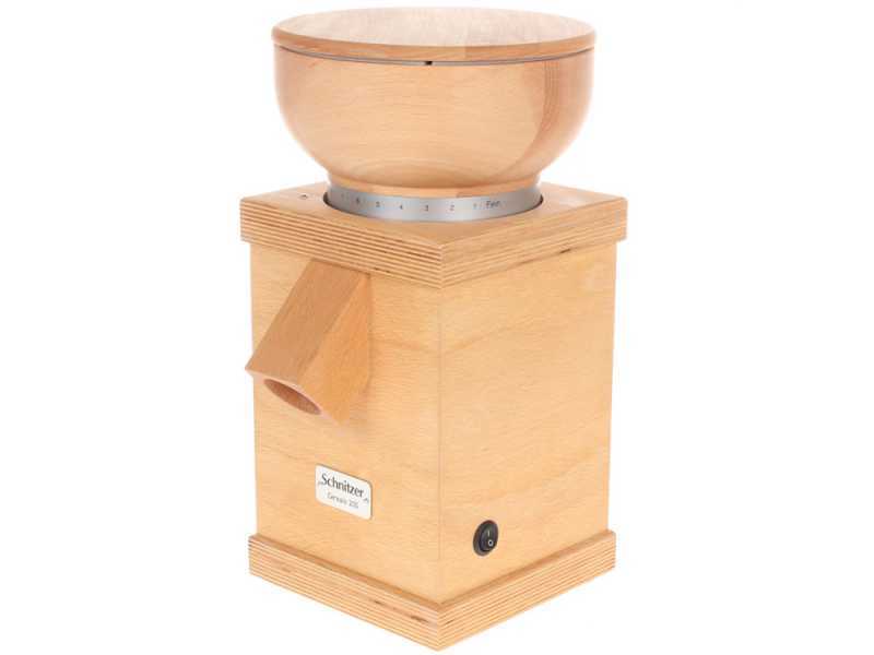 Schnitzer Cerealo 200 - Beechwood Flour Stone Mill - 600W