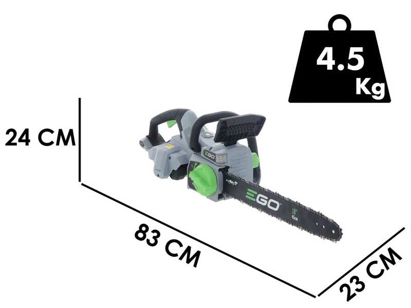 EGO CS1800E 56V - Battery-powered Chainsaw - 45 cm Blade - WITHOUT BATTERY AND CHARGER