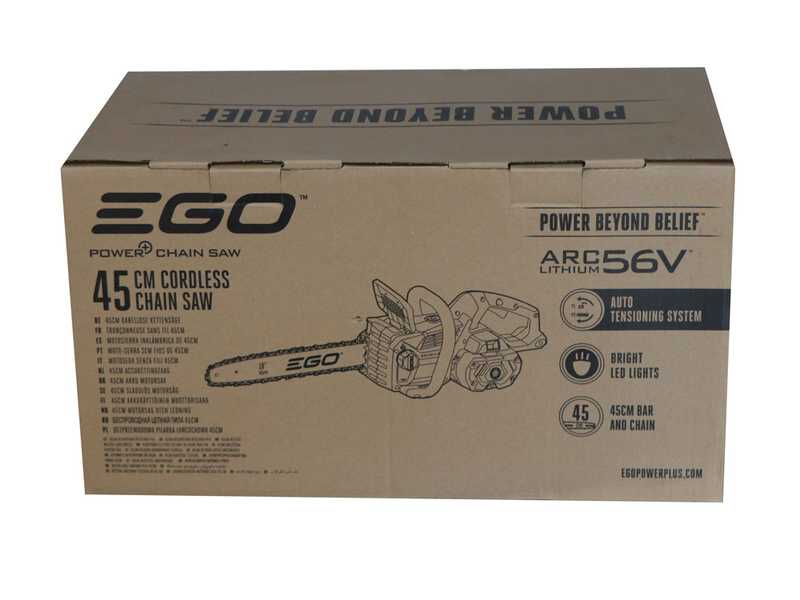 EGO CS1800E 56V - Battery-powered Chainsaw - 45 cm Blade - WITHOUT BATTERY AND CHARGER