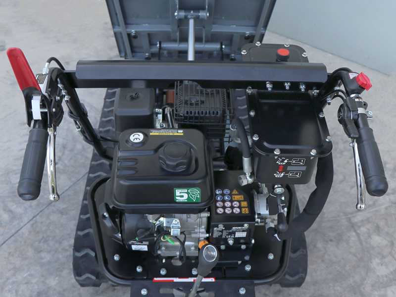 Wortex SFL 500-HS Tracked Power Barrow - Extendable Barrow with 500 Kg load capacity