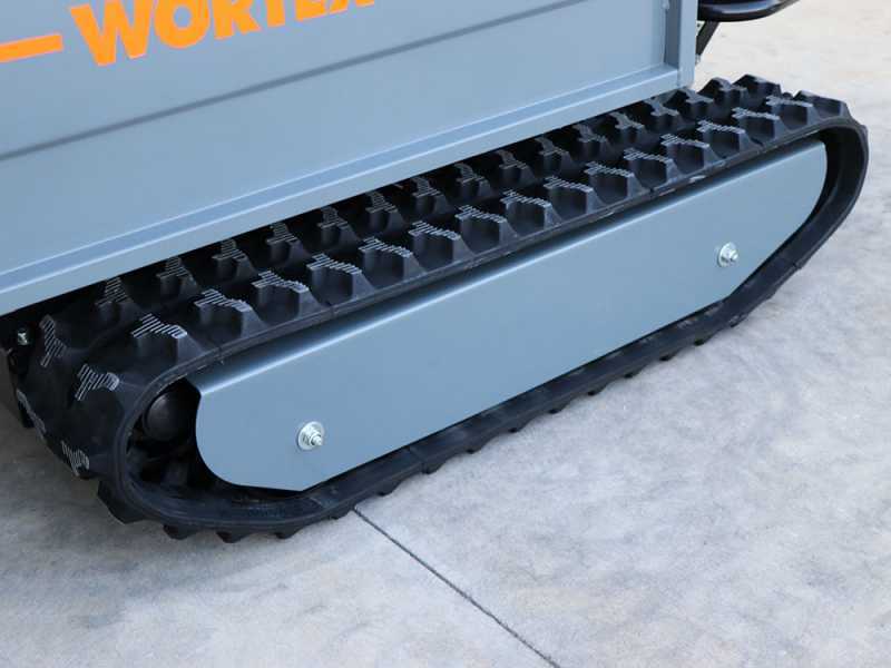 Wortex SFL 500-HS Tracked Power Barrow - Extendable Barrow with 500 Kg load capacity