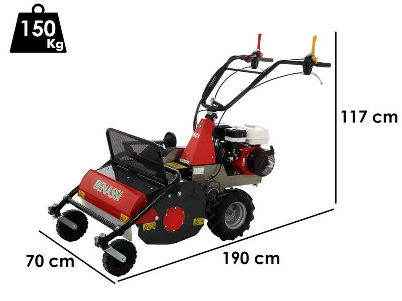 Benassi T 603 - Professional Hammer Rough Cut Mower - Honda GX200 