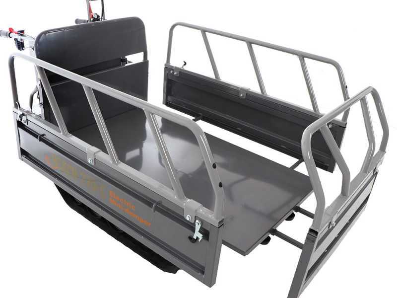 Wortex Beach 270E Electric Battery-Powered Tracked Barrow -  Extendable manual body 450 Kg