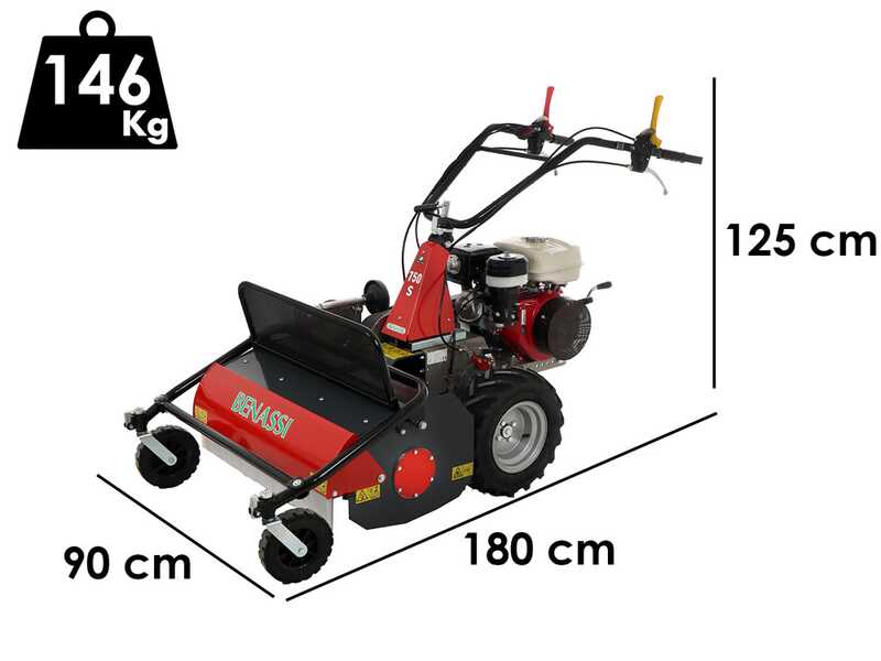 Benassi T750S - Professional Hammer Rough Cut Mower - Honda GX270 